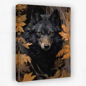 Obsidian Wolf - Luxury Wall Art