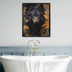 Obsidian Wolf - Luxury Wall Art