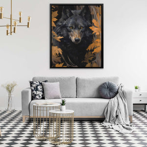 Obsidian Wolf - Luxury Wall Art
