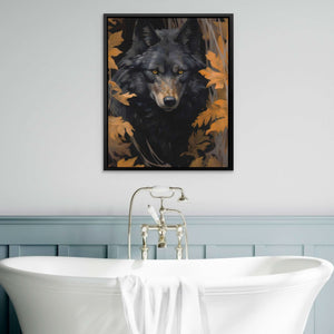 Obsidian Wolf - Luxury Wall Art