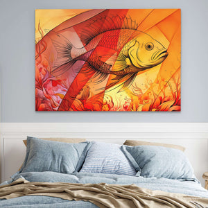 Orange Fish - Luxury Wall Art