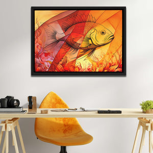 Orange Fish - Luxury Wall Art