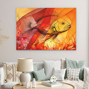 Orange Fish - Luxury Wall Art