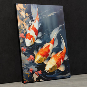 Orange Koi Fish - Luxury Wall Art
