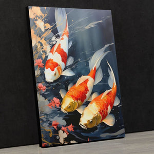 Orange Koi Fish - Luxury Wall Art