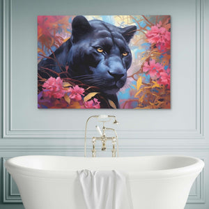 Panther in Pink - Luxury Wall Art