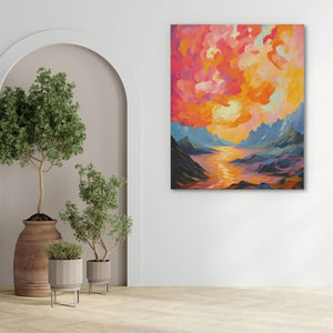 Pastel Stream - Luxury Wall Art