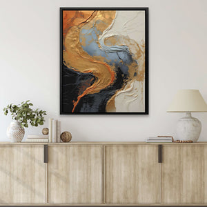 Pearl Radiance - Large Abstract Canvas Print