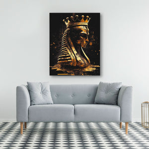Pharaoh Chess King - Luxury Wall Art