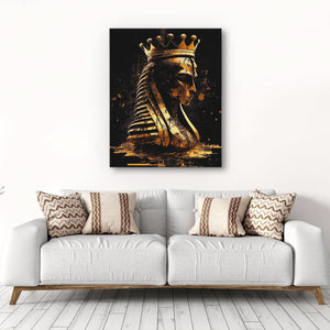 Pharaoh Chess King - Luxury Wall Art