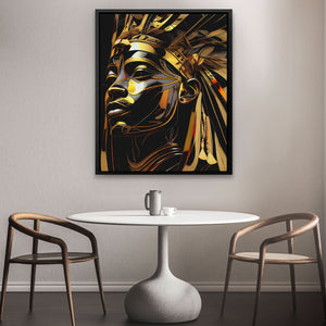 Pharaoh of Night - Luxury Wall Art