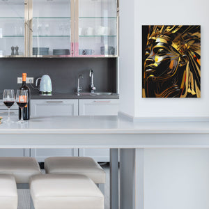 Pharaoh of Night - Luxury Wall Art
