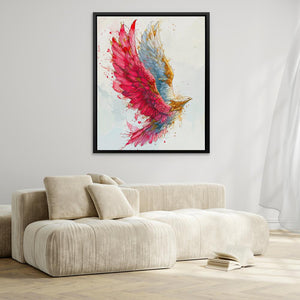 Pink Hawk - Luxury Wall Art