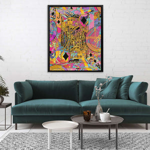 Pink Jack of Diamonds - Luxury Wall Art