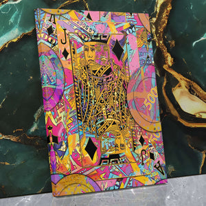 Pink Jack of Diamonds - Luxury Wall Art