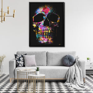 Pink Money Skull - Luxury Wall Art