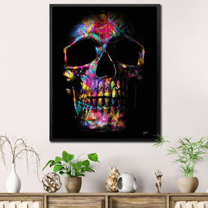 Pink Money Skull - Luxury Wall Art