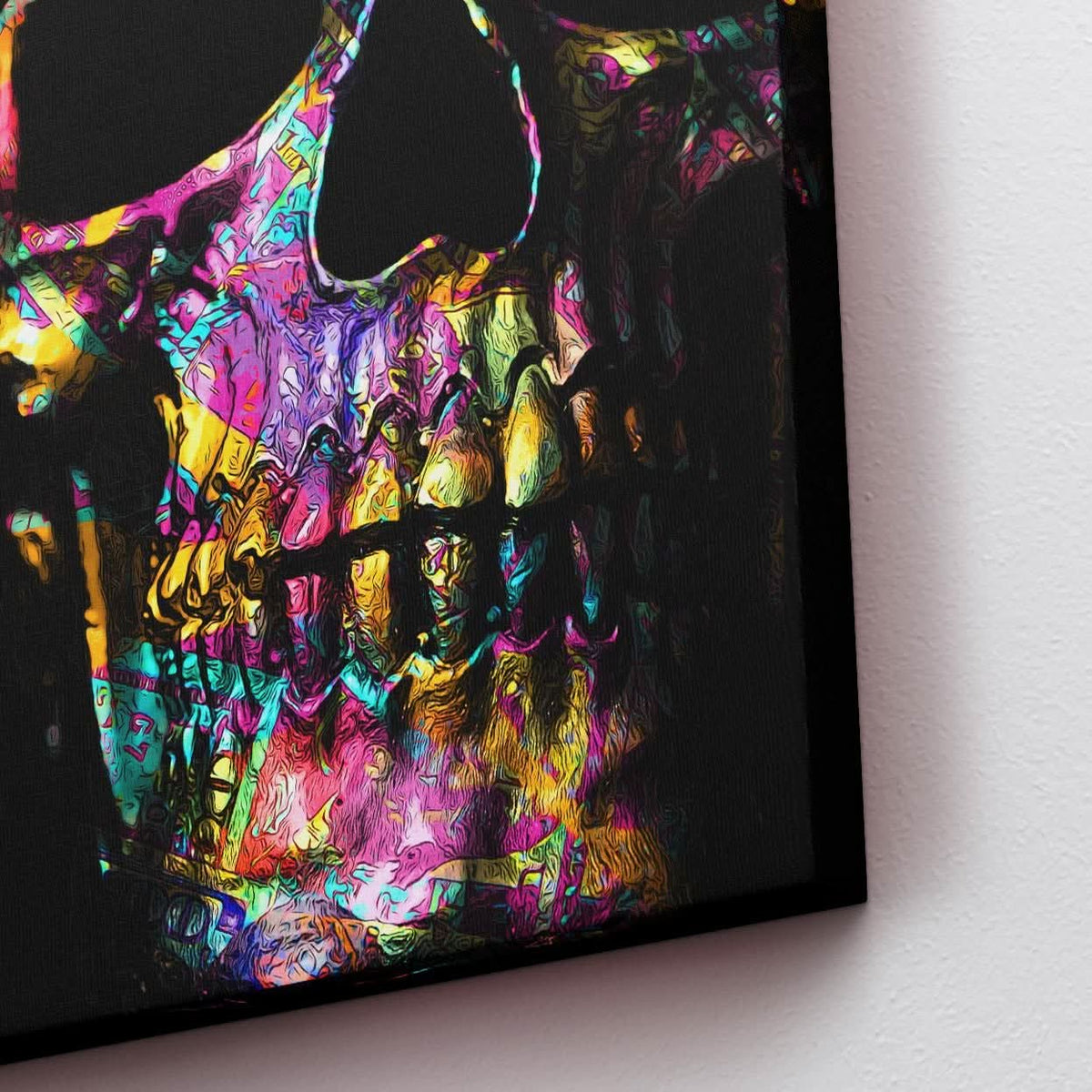 Pink Money Skull - Luxury Wall Art