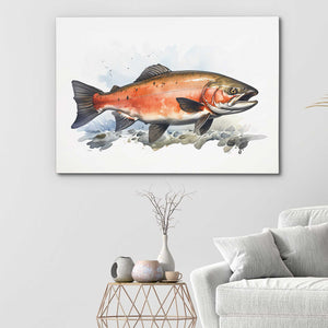 Pink Salmon - Luxury Wall Art