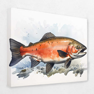 Pink Salmon - Luxury Wall Art