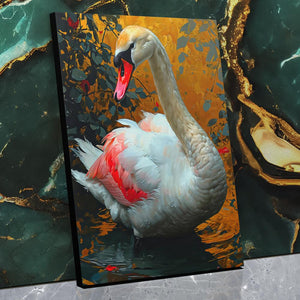 Pink Swan - Luxury Wall Art