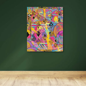 Pink Ten of Diamonds - Luxury Wall Art