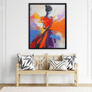 Pretty Woman - Orange Wall Art
