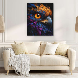 Prismatic Falcon - Luxury Wall Art