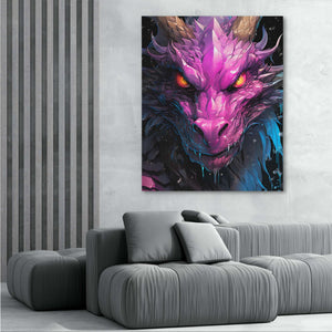 Purple Dragon - Luxury Wall Art