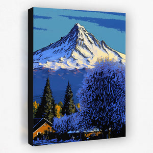 Purple Mt. Hood - Luxury Wall Art