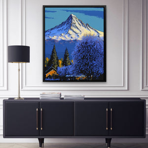 Purple Mt. Hood - Luxury Wall Art
