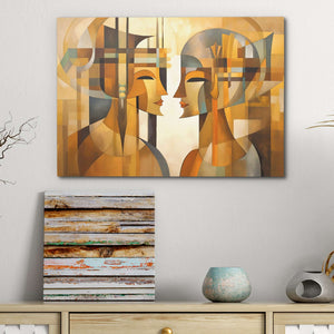 Queen's of Egypt - Large Abstract Canvas Print