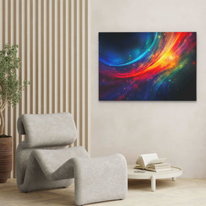 Radiant Journey - Large Abstract Canvas Print