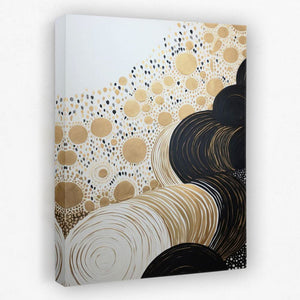 Radiant Pearl - Vertical Canvas Wall Art