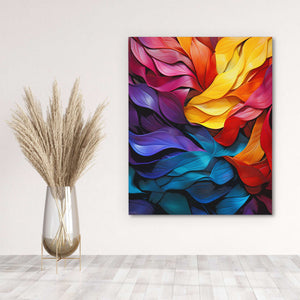 Rainbow Ribbons - Luxury Wall Art