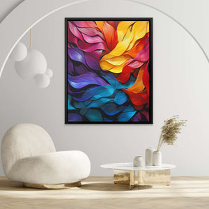 Rainbow Ribbons - Luxury Wall Art