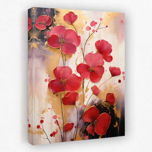 Red Flowers - Luxury Wall Art