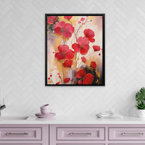 Red Flowers - Luxury Wall Art