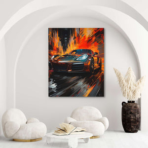 Red Lights - Luxury Wall Art