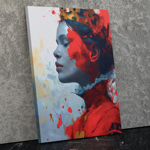 Red Queen of Hearts - Luxury Wall Art