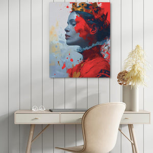 Red Queen of Hearts - Luxury Wall Art