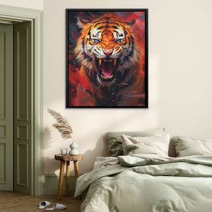 Red Tiger's Euphoria - Luxury Wall Art