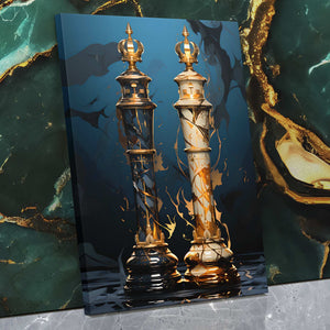 Regal Duality - Luxury Wall Art