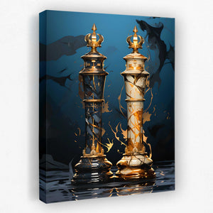 Regal Duality - Luxury Wall Art