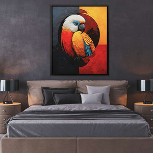 Resting Parrot - Luxury Wall Art