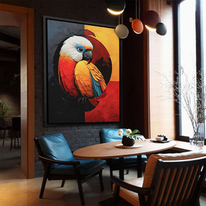 Resting Parrot - Luxury Wall Art