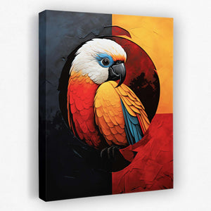 Resting Parrot - Luxury Wall Art
