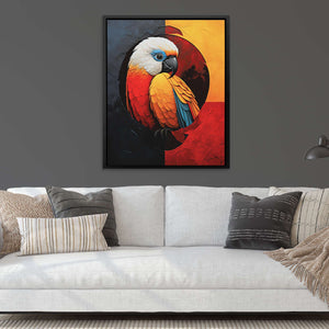 Resting Parrot - Luxury Wall Art