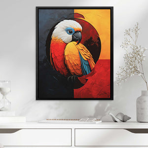 Resting Parrot - Luxury Wall Art