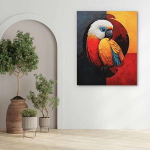Resting Parrot - Luxury Wall Art